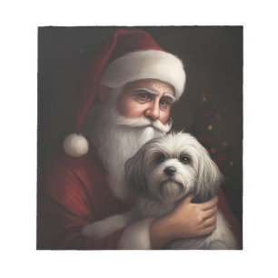 Bloc-note Havanais avec Noël Festif du Père Noël