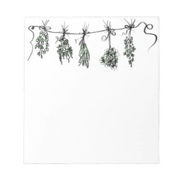 Bloc-note Herbes du jardin