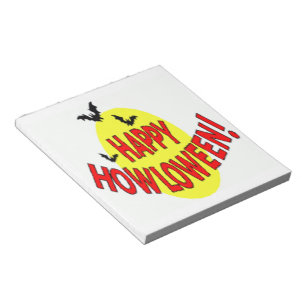 BLOC-NOTE "HEUREUX HOWLOWEEN" BATS