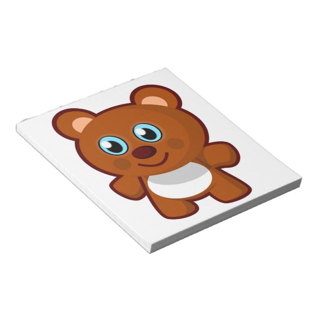 BLOC-NOTE HEUREUX TEDDY BEAR (Incliné)