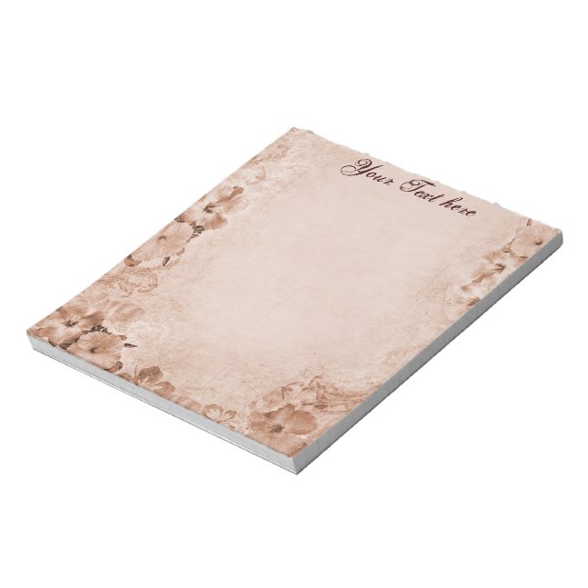 Bloc-note Hibiscus vintage (Tourné)