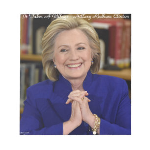 Bloc-note Hillary Clinton Le Village Tout Entier Cadeau