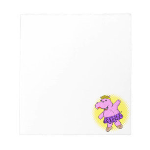 Bloc-note Hippo Ballerina avec Tutu