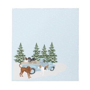 Bloc-note Hiver de Coonhound