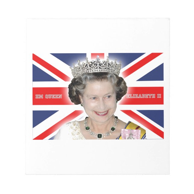 Bloc-note HM Queen Elizabeth II - Photo Pro (Devant)