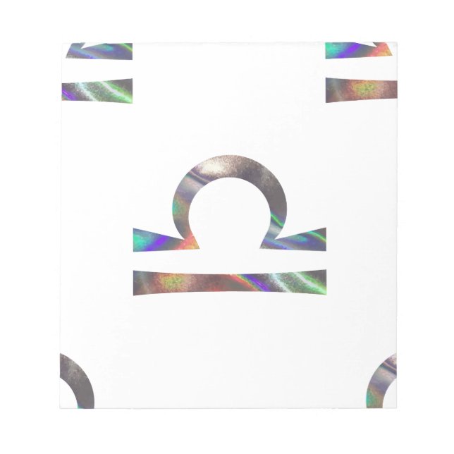 Bloc-note hologramme Libra (Devant)
