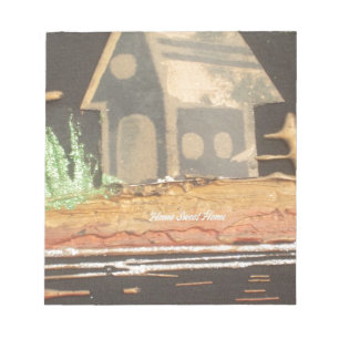 Bloc-note Home Sweet Home Art Imprimer