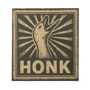 Bloc-note Honk Goose Funny Duck Chicken Mème
