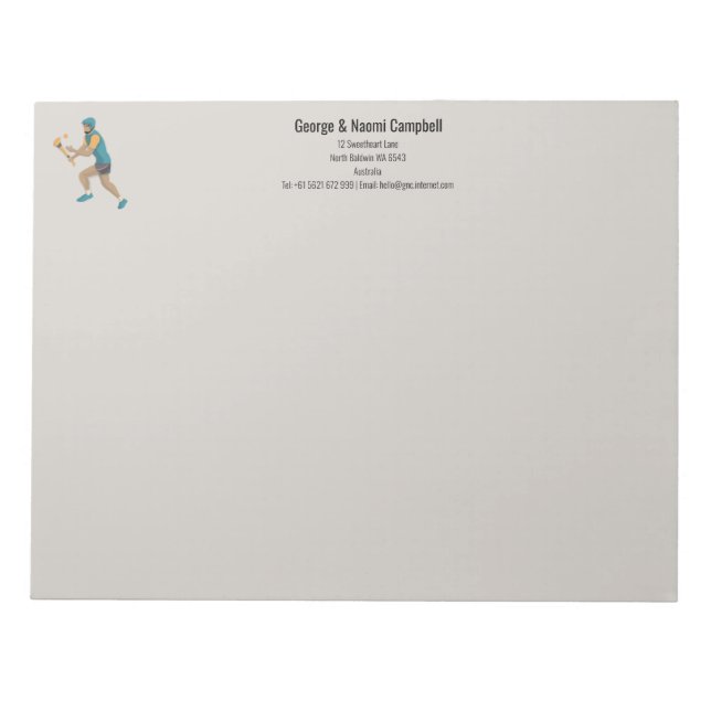 Bloc-note Hurler (Devant)