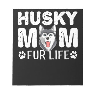 Bloc-note Husky maman Funny dog day