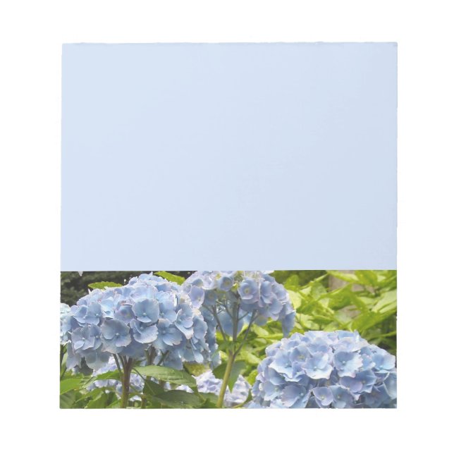 Bloc-note Hydrangeas Bleu Profond (Devant)