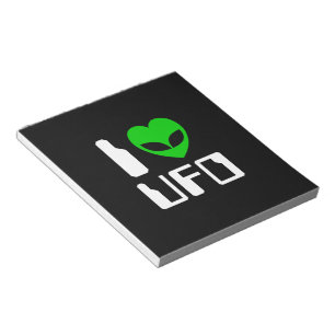 Bloc-note I Alien Heart UFO