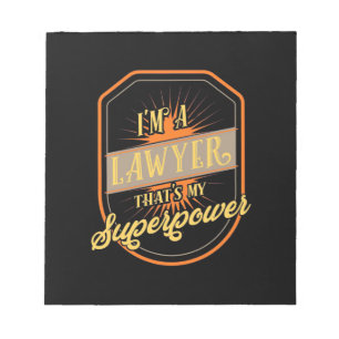 Bloc-note I Am A Lawyer