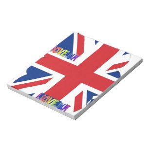 Bloc-note I Love UK Art Print
