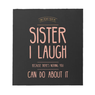 Bloc-note I smile funny toxits for sisters aunties from brot