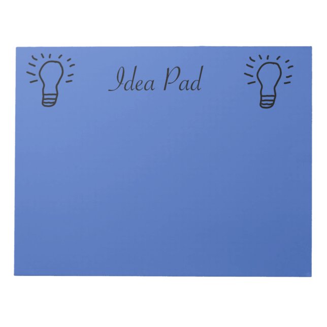 Bloc-note Idea Pad Blue (Devant)