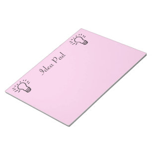 Bloc-note Idée rose rose
