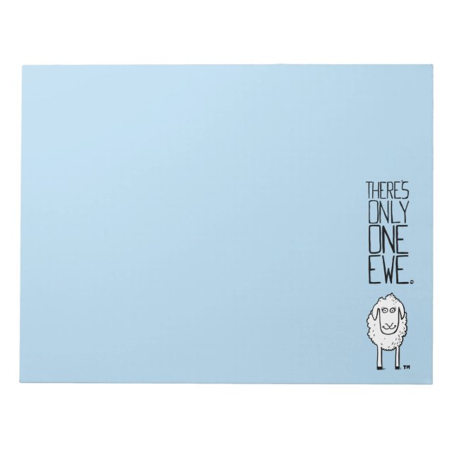 Bloc-note Il n'y a qu'une seule Ewe™ (Devant)