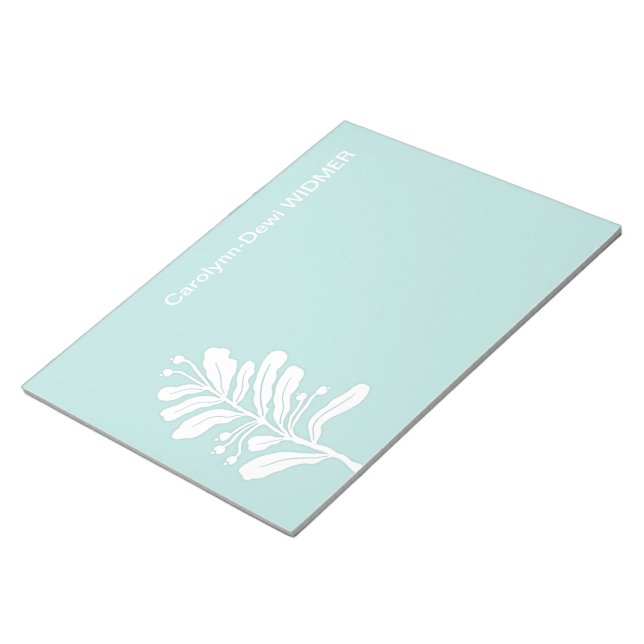 Bloc-note Illustration botanique minimale de la fleur Plante (Incliné)