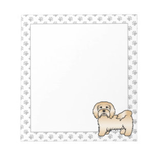 Bloc-note Illustration de chien de dessin animé mignon Havan