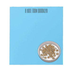 Bloc-note Illustration de dessin sur les céréales