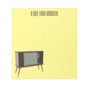 Bloc-note Illustration de dessin télévisé