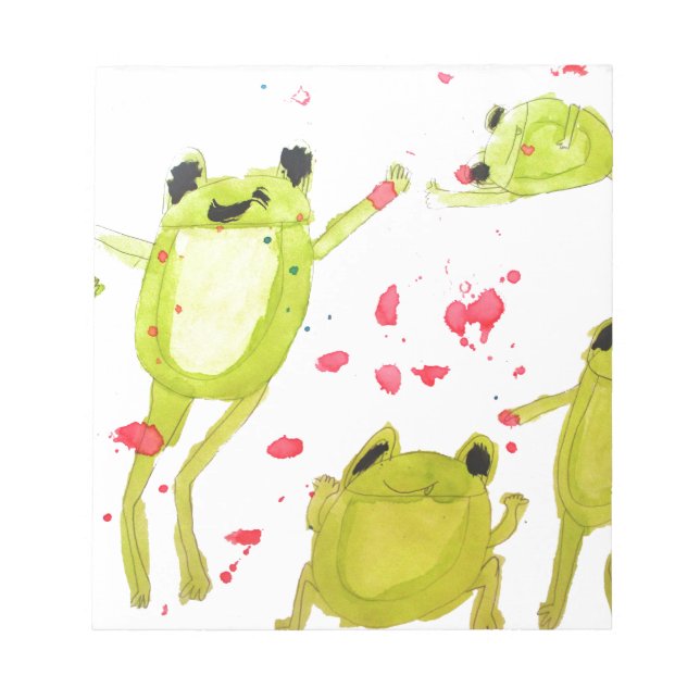 Bloc-note Illustration de la grenouille mûre (Devant)