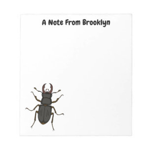 Bloc-note Illustration de l'insecte du dendroctone du pin