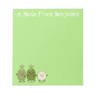 Bloc-note Illustration de mignonne guava feijoa