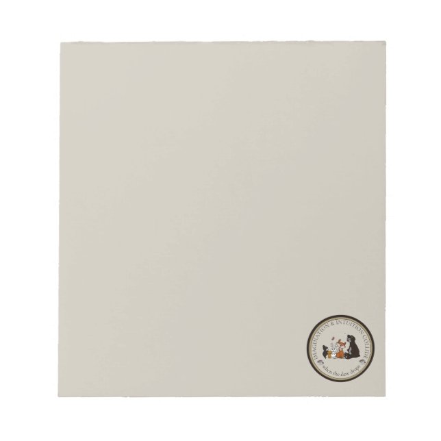 Bloc-note Imagination & Intuition Collide Notepad (Devant)