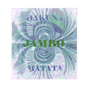 Bloc-note Impression d'art Aurora Matata