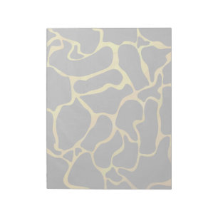 Bloc-note Impression Giraffe noir et jaune