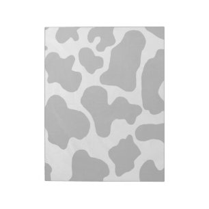 Bloc-note Impression noire et blanche de vache