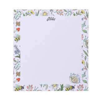 Bloc-note In the Garden Notepad