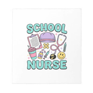 Bloc-note Infirmière scolaire chemise vintage conception de 
