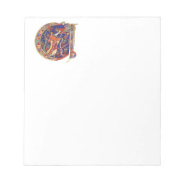 Bloc-note Initiale A