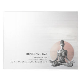 Bloc-note Instructeur de méditation Yoga Reiki Master Lotus 