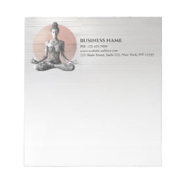 Bloc-note Instructeur de méditation Yoga Reiki Master Lotus 