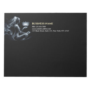 Bloc-note Instructrice de yoga Lotus Pose de méditation Brum
