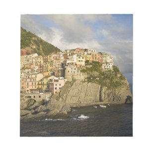 Bloc-note Italie, Cinque Terre, Manarola. Village sur la fal