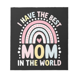 Bloc-note J'ai la meilleure maman du monde Boho Rainbow