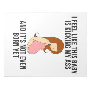 Bloc-note J'Ai L'Impression Que Ce Bébé Se Lève