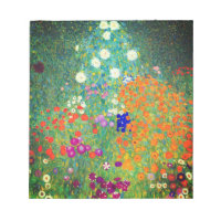 Jardin aux fleurs Gustav Klimt