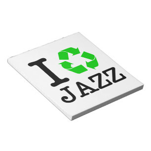 Bloc-note Je recycle le jazz