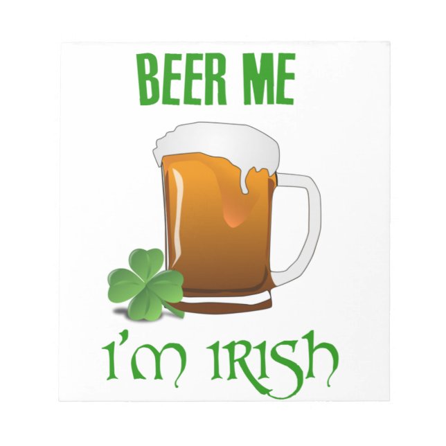 Bloc-note Je suis irlandais (Devant)