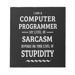 Bloc-note Je Suis Un Programmeur Informatique