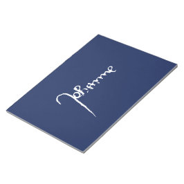 Bloc-note Jeanne d'Arc Saint Joan Heilige Johanna Signature