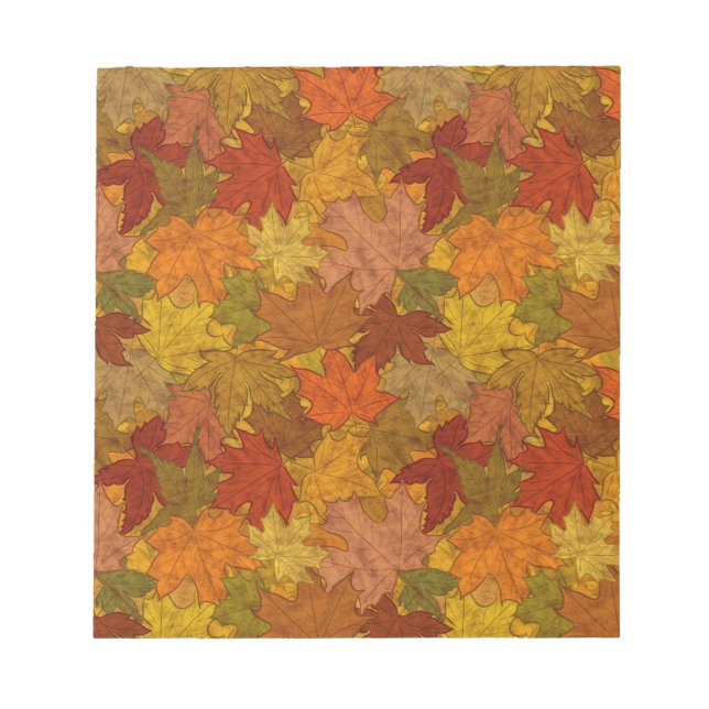 Bloc-note Jeton d'automne (Devant)