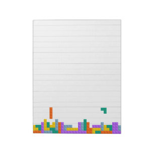 Bloc-note Jeu vidéo Tetris russe Linked Writing Pad