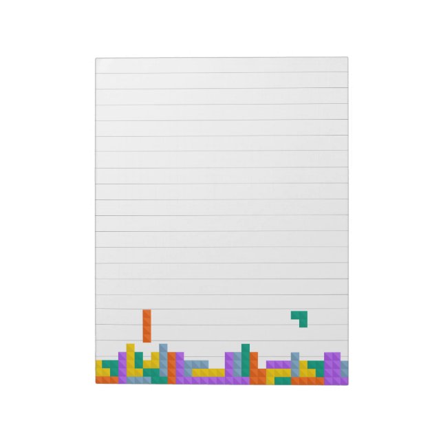 Bloc-note Jeu vidéo Tetris russe Linked Writing Pad (Tourné)